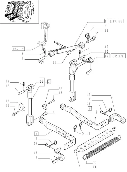 87710990 - рычаг